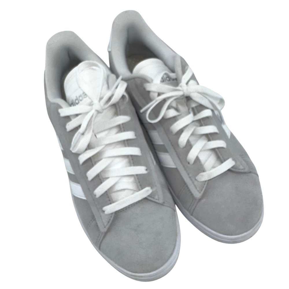 Adidas‎ Cloudfoam Comfort Women's Gray Suede Sneakers Shoes Size 11 Streetwear